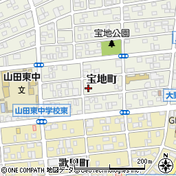 愛知県名古屋市西区宝地町161-2周辺の地図