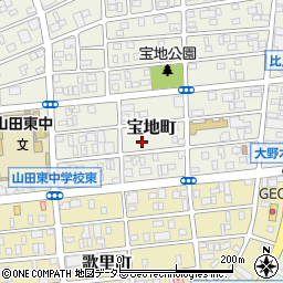 愛知県名古屋市西区宝地町165周辺の地図