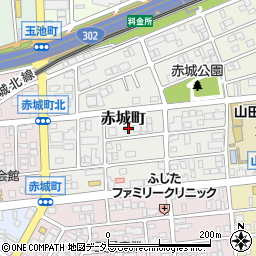 愛知県名古屋市西区赤城町88周辺の地図