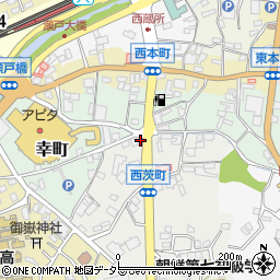 愛知県瀬戸市西茨町19周辺の地図