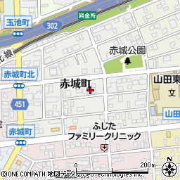 愛知県名古屋市西区赤城町92周辺の地図