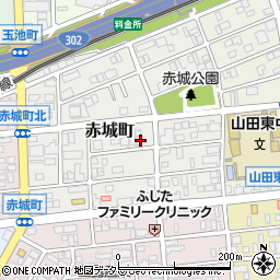 愛知県名古屋市西区赤城町95周辺の地図