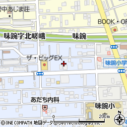 愛知県名古屋市北区中味鋺3丁目712周辺の地図