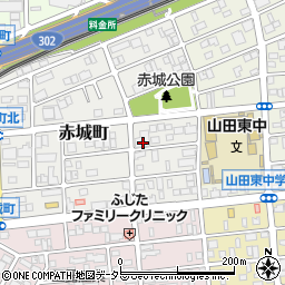 愛知県名古屋市西区赤城町97周辺の地図