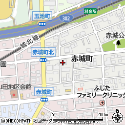 愛知県名古屋市西区赤城町50周辺の地図