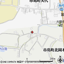 兵庫県丹波市市島町北岡本354周辺の地図