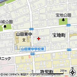 愛知県名古屋市西区宝地町124周辺の地図