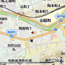 建災防　愛知県支部瀬戸分会周辺の地図