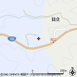 愛知県豊田市夏焼町カヤダテ周辺の地図