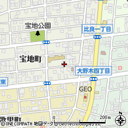愛知県名古屋市西区宝地町345周辺の地図
