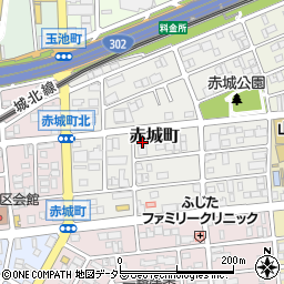 愛知県名古屋市西区赤城町83周辺の地図