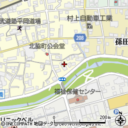 愛知県瀬戸市北脇町181周辺の地図