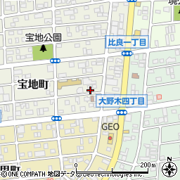 愛知県名古屋市西区宝地町344周辺の地図