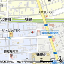 愛知県名古屋市北区中味鋺3丁目721周辺の地図