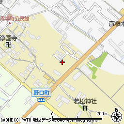 滋賀県彦根市野口町100周辺の地図