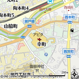 愛知県瀬戸市幸町33周辺の地図