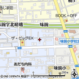 愛知県名古屋市北区中味鋺3丁目715周辺の地図