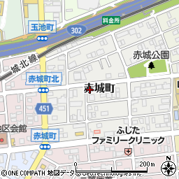 愛知県名古屋市西区赤城町84周辺の地図