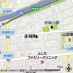 愛知県名古屋市西区赤城町93周辺の地図