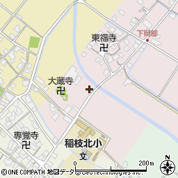 滋賀県彦根市下岡部町520-3周辺の地図