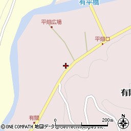 愛知県豊田市有間町竹ノ下周辺の地図
