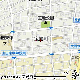 愛知県名古屋市西区宝地町172周辺の地図
