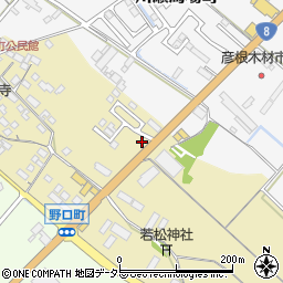 滋賀県彦根市野口町102周辺の地図