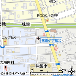 愛知県名古屋市北区楠味鋺3丁目402周辺の地図