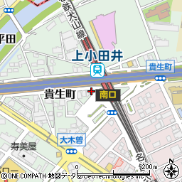 東建コーポレーション株式会社　ホームメイト上小田井駅前店周辺の地図