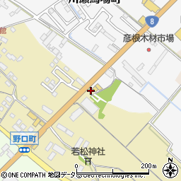 県立大学学生の宿周辺の地図