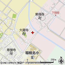 滋賀県彦根市下岡部町520周辺の地図