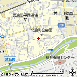 愛知県瀬戸市北脇町163-8周辺の地図
