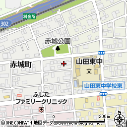 愛知県名古屋市西区赤城町102周辺の地図