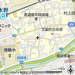愛知県瀬戸市北脇町153周辺の地図