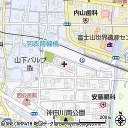 静岡県富士宮市神田川町23周辺の地図