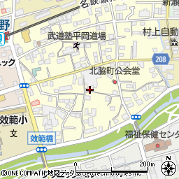 愛知県瀬戸市北脇町201周辺の地図