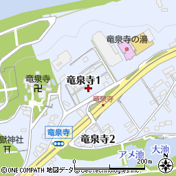 愛知県名古屋市守山区竜泉寺1丁目周辺の地図
