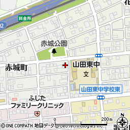 愛知県名古屋市西区赤城町105周辺の地図