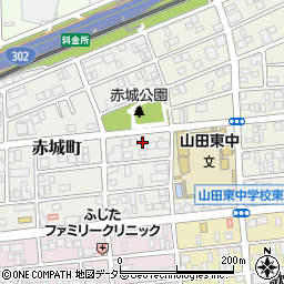 愛知県名古屋市西区赤城町100周辺の地図