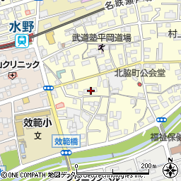 愛知県瀬戸市北脇町152周辺の地図