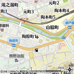 愛知県陶磁器工業協同組合周辺の地図