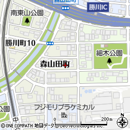 愛知県春日井市森山田町37周辺の地図