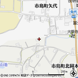 兵庫県丹波市市島町北岡本582周辺の地図