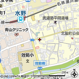 愛知県瀬戸市北脇町140周辺の地図