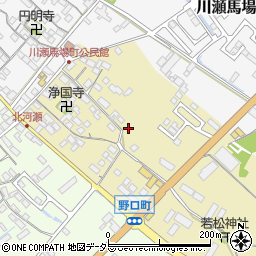 滋賀県彦根市野口町186周辺の地図