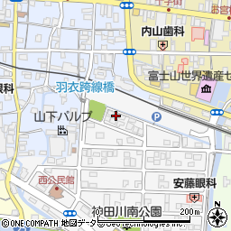 静岡県富士宮市神田川町23-12周辺の地図