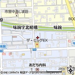 愛知県名古屋市北区中味鋺3丁目603周辺の地図
