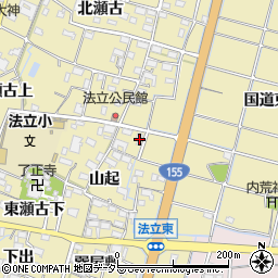 愛知県稲沢市平和町法立東法立北2周辺の地図
