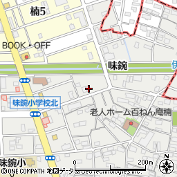 愛知県名古屋市北区楠味鋺3丁目718周辺の地図