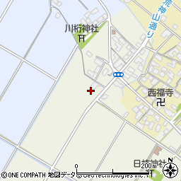 滋賀県彦根市上西川町366周辺の地図